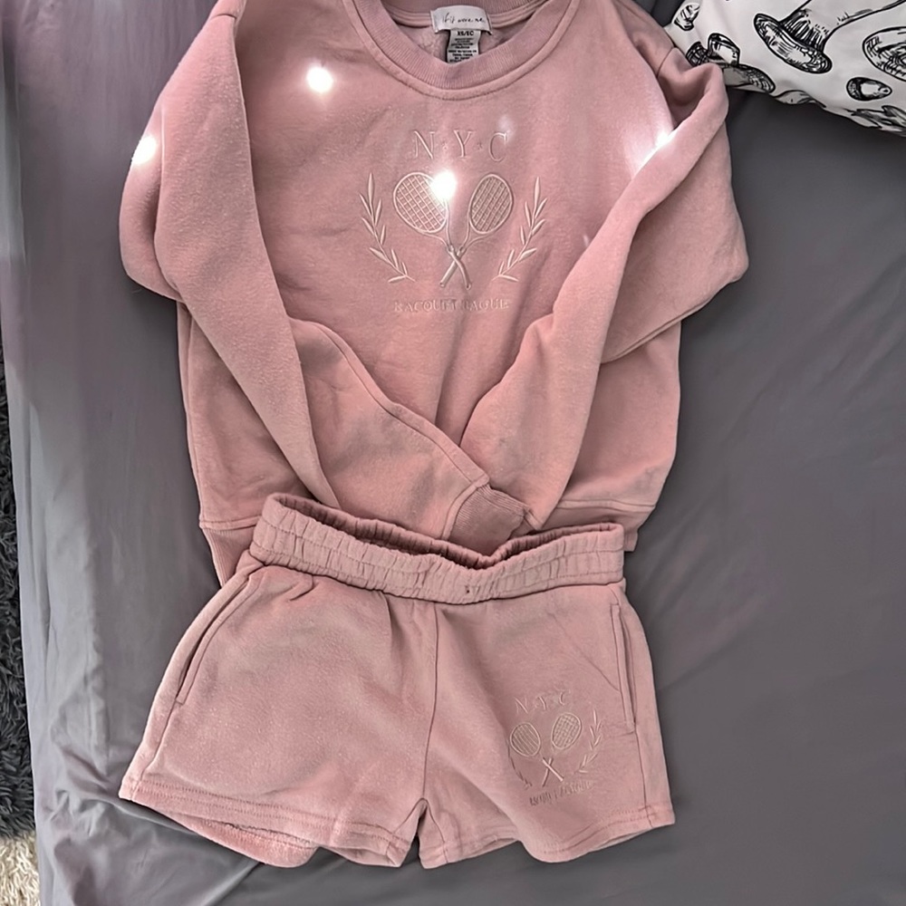 If it were me NYC Racquet League Two Piece PJ Set
